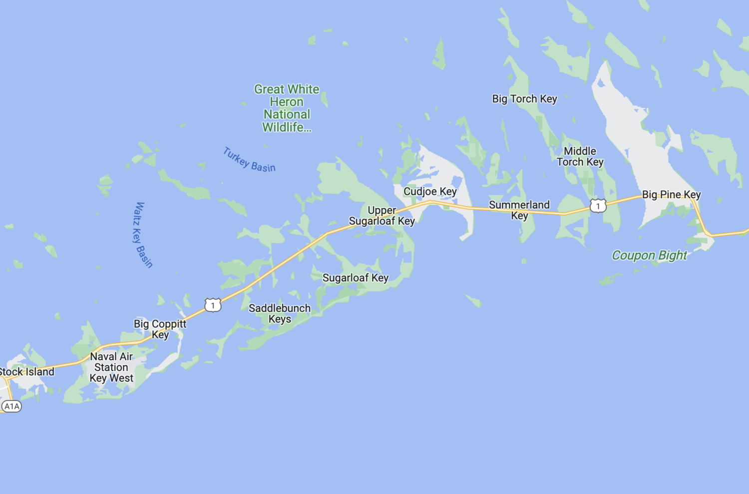 Map to Southernmost Sports Chiropractic in Summerland Key, FL